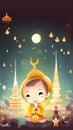 A cute Thai wallpaper about relief, superstition, astrology, strengthening luck and destiny.