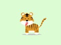 Cute tiger background