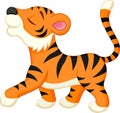 Cute tiger cartoon