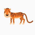 Cute tiger cartoon