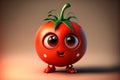 Cute Tomato Character.