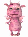 Cute Toon Dragon Royalty Free Stock Photo