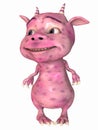 Cute Toon Dragon Royalty Free Stock Photo
