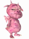Cute Toon Dragon Royalty Free Stock Photo