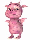 Cute Toon Dragon Royalty Free Stock Photo