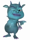 Cute Toon Dragon Royalty Free Stock Photo