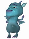 Cute Toon Dragon Royalty Free Stock Photo
