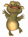 Cute Toon Dragon Royalty Free Stock Photo