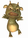 Cute Toon Dragon Royalty Free Stock Photo