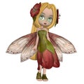 Cute toon fairytale figure Royalty Free Stock Photo