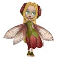 Cute toon fairytale figure Royalty Free Stock Photo