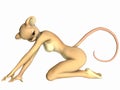 Cute Toon Figure - Mouse Royalty Free Stock Photo