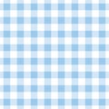 Cute trendy and fashionable blue simple gingham checkered pattern background template design element