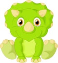 Cute triceratops cartoon