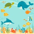 Cute underwater design