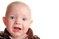 Cute unhappy or surprised baby