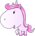 Cute Unicorn Pony Vector