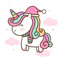 Cute unicorn girl vector sweet donut yummy food pony child muffin Kawaii cartoon