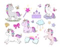 Cute unicorns collection