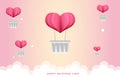 Cute valentine background illustration Hey! Remember you have to attribute freepik Copy the following link on the web you will be