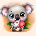 Cute Valentine Kawaii Koala Bear