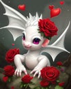 Cute Valentine Love Dragon