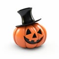 Cute Valentine\'s Day Jackolantern With Knight Hat 3d Render