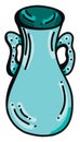 Cute vase, illustration, vector