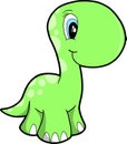Cute Vector Dinosaur