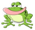 Cute vector frog Royalty Free Stock Photo