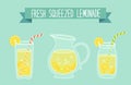 Cute vintage card Fresh Lemonade