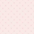 Cute vintage minimalist seamless pattern for girls in trendy pink color.