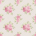 Cute vintage seamless shabby chic floral patterns for your decoration