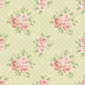 Cute vintage seamless shabby chic floral patterns for your decoration