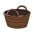 Cute vintage wicker basket.