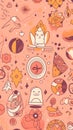 A cute wallpaper about relief, superstition, astrology, strengthening luck and destiny.
