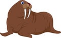 cute walrus cartoon