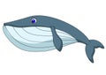 Cute whale cartoon Royalty Free Stock Photo