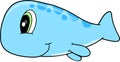 Cute Whale Vector