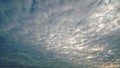 cute white clouds nebulosity skyscape background - photo of nature