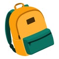 Cute yellow backpack for school