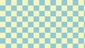 cute yellow and blue big checkers, gingham, plaid, aesthetic checkerboard wallpaper illustration Royalty Free Stock Photo