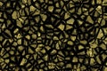 Artistic yellow stroke masonry digital graphic background texture illustration Royalty Free Stock Photo