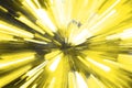 Yellow christmas moving torse rays texture - nice abstract photo background