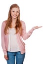 Cute young attractive student girl Royalty Free Stock Photo