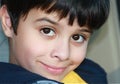 Cute Young Latino with Big Eyes Royalty Free Stock Photo