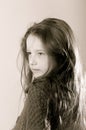 Cute young teenage girl portrait Royalty Free Stock Photo