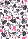 Cute Zebra Girl Character Pattern