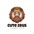 Cute Zeus Creative Cartoon