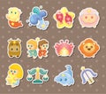 Cute zodiac stickers